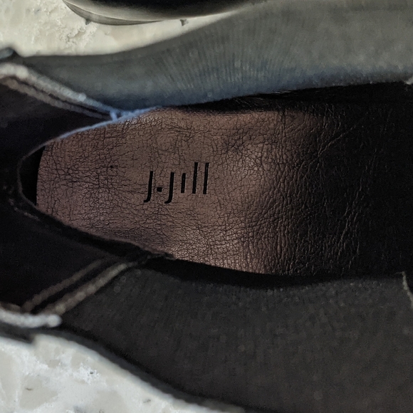 J. Jill Black Leather Chelsea Ankle Boots - Picture 7 of 8